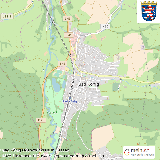 Bad Knig Groe Landstadt Lageplan